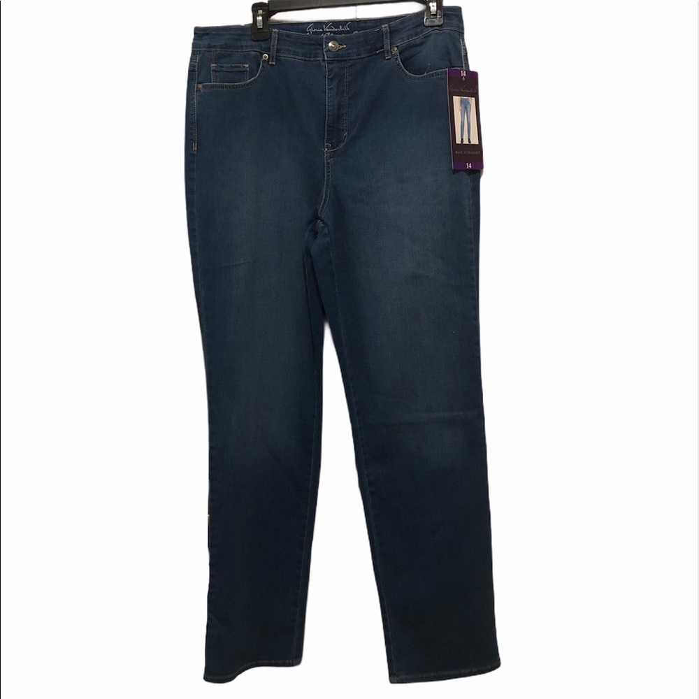 Gloria Vanderbilt 14 Rail Straight Jeans